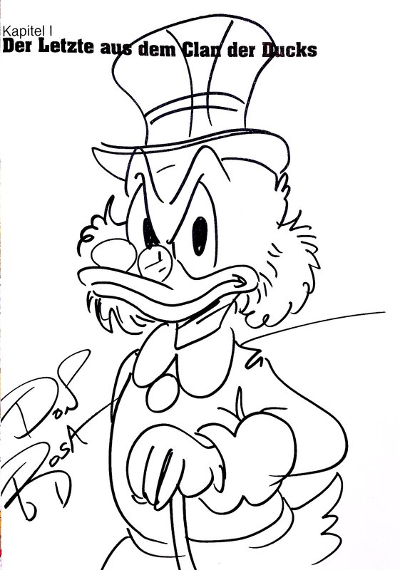 Scrooge Mc Duck par Don Rosa - Dédicace
