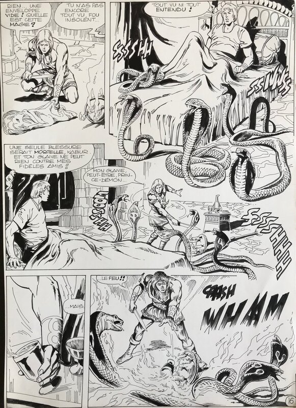 Luciano Bernasconi, La saga de Kabur n° 6 pl 16 - Comic Strip