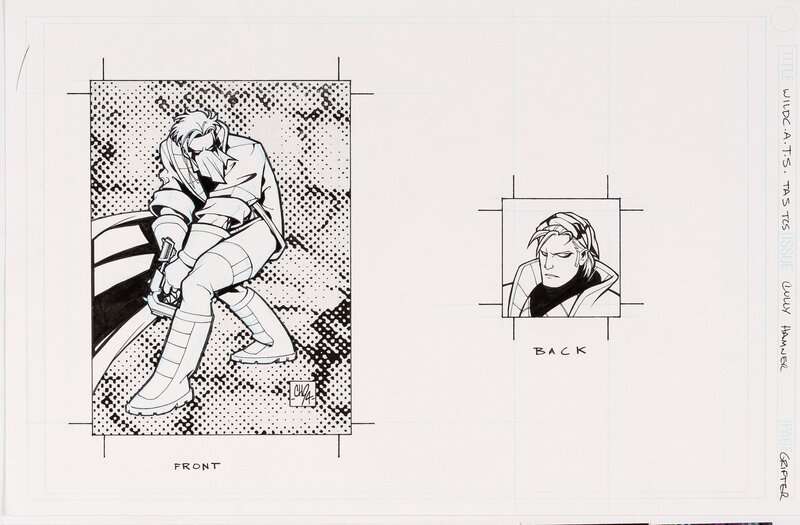 Cully Hamner, Wildstorm Animated WildC.A.T.s #5 : Grifter - Original Illustration