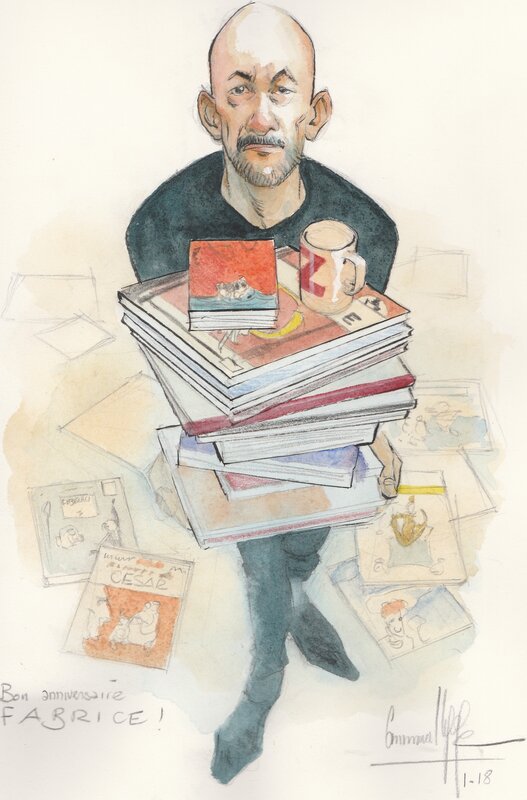 Moi par Emmanuel Lepage , non non je ne suis pas narcissique...  ;) - Original Illustration