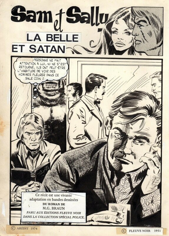 Pizarro, José Garcia Pizarro, La Belle et Satan - Sam et Sally n°3 (Aredit) - Planche originale