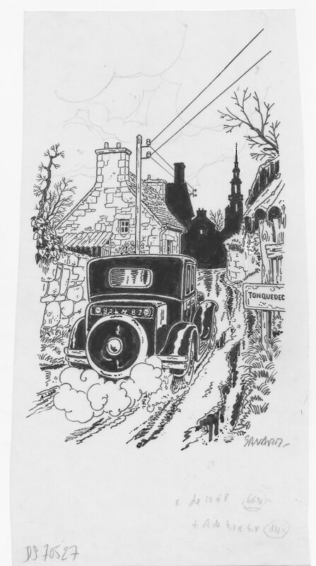 Dick Hérisson by Didier Savard - Original Illustration