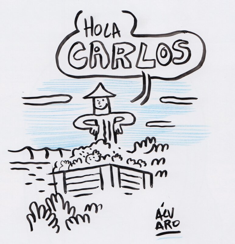 Viñetas de vida par Álvaro Ortiz Albero - Dédicace