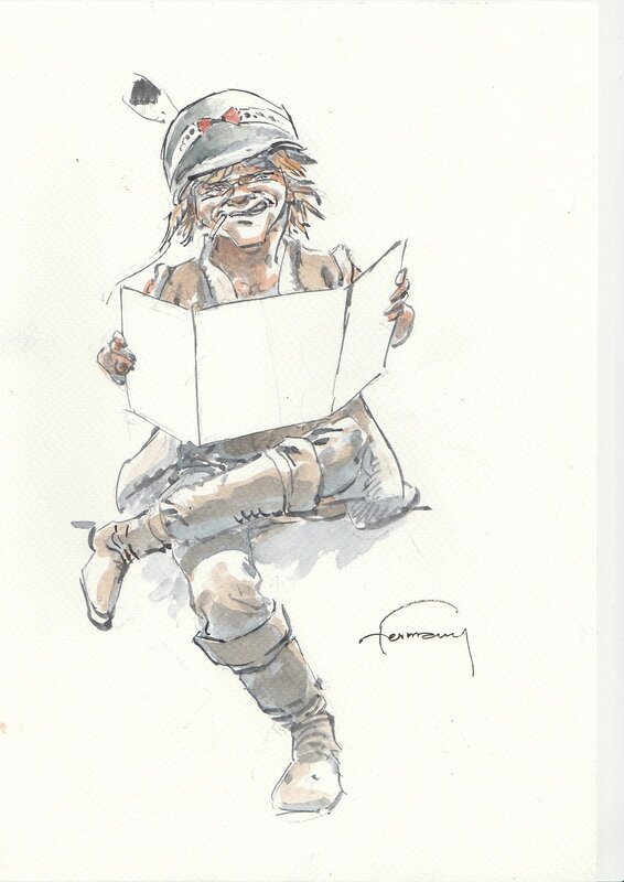Hermann, Illustration de soutien publiée dans le receuil 