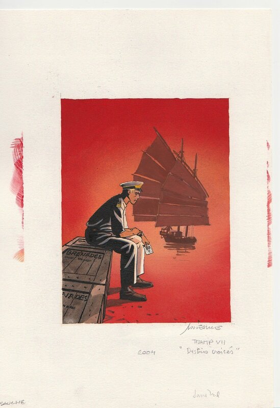 Patrick Jusseaume, Tramp - Projet de couverture du T7 - Illustration originale