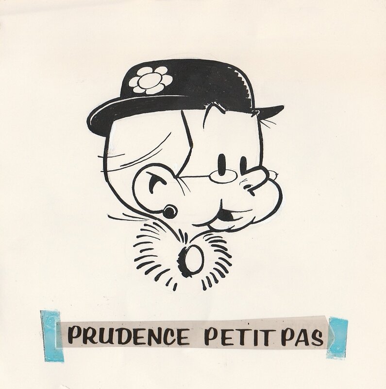 Prudence Petitpas by Maurice Maréchal - Original Illustration