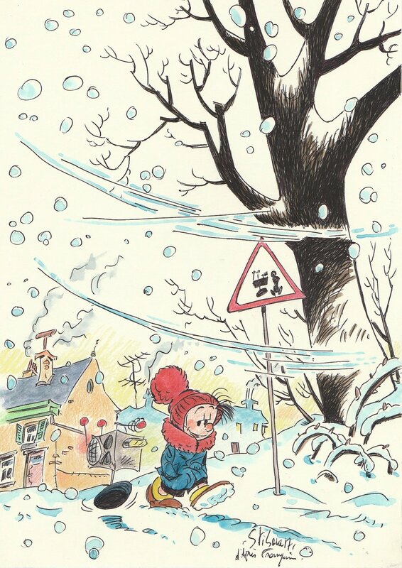 Noël et l'Elaoin par Stibane - Illustration originale