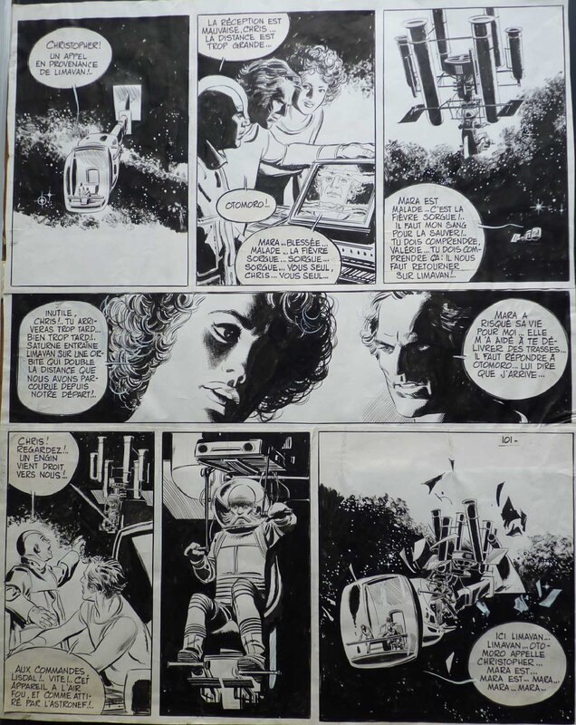 Paul Gillon, Jean-Claude Forest, Les naufragés du temps-T2 La mort sinueuse - Comic Strip