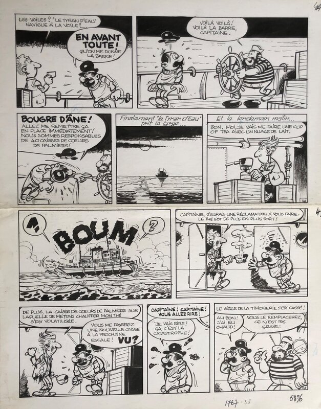 Francis, Capitaine Lahuche - La Cargaison Insolite - Comic Strip