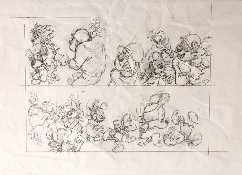 Mickey Mouse by Claude Marin - Original art