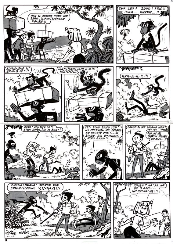 Bob Mau, Labrosse et Calibre - Le safari perdu - Comic Strip