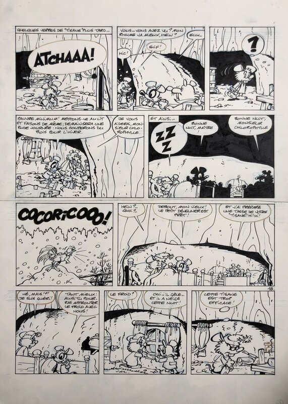 Walli, Bom, Raymond Macherot, Chlorophylle - Le Testament d'Anthracite - Comic Strip