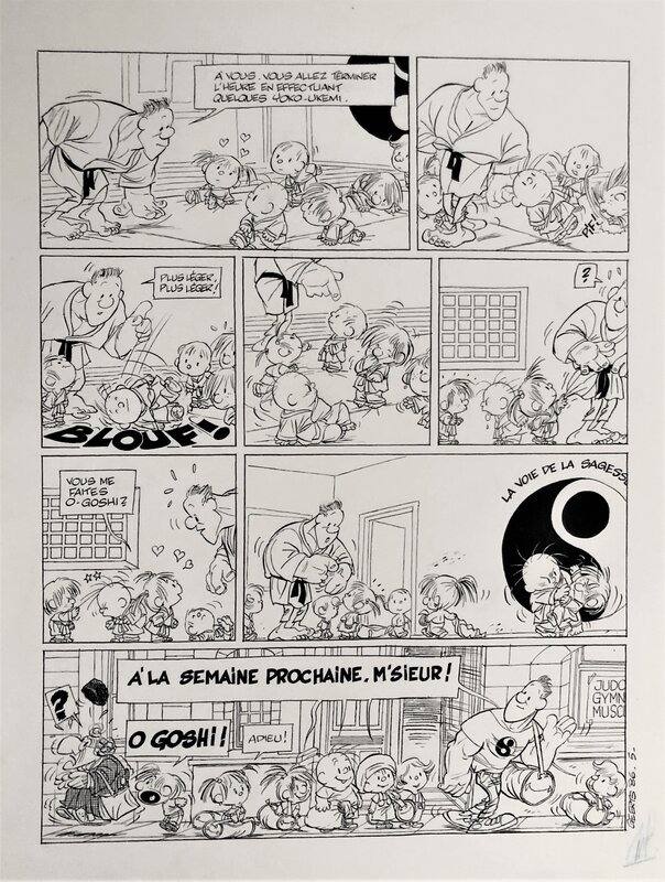 André Geerts, Jojo - La Voie de la Sagesse - Planche originale