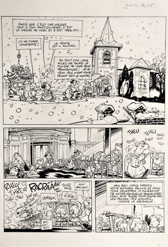 André Geerts, Jojo - Une pagaille de Dieu le Père - Planche originale