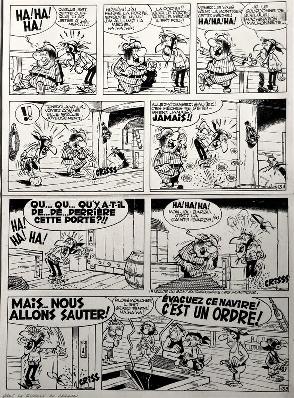 Marcel Remacle, Le Vieux Nick - Dans la Gueule du Dragon - Comic Strip