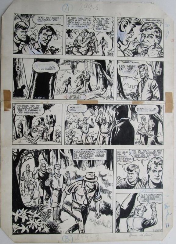 For sale - L’Epervier Bleu by Sirius - Comic Strip