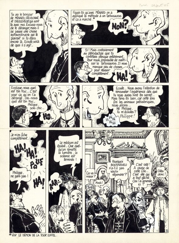 Jacques Tardi, Adèle Blanc-Sec / le Savant Fou - Comic Strip