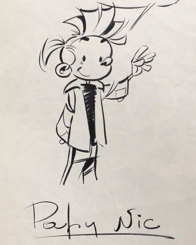 Spirou par Nic - Dédicace