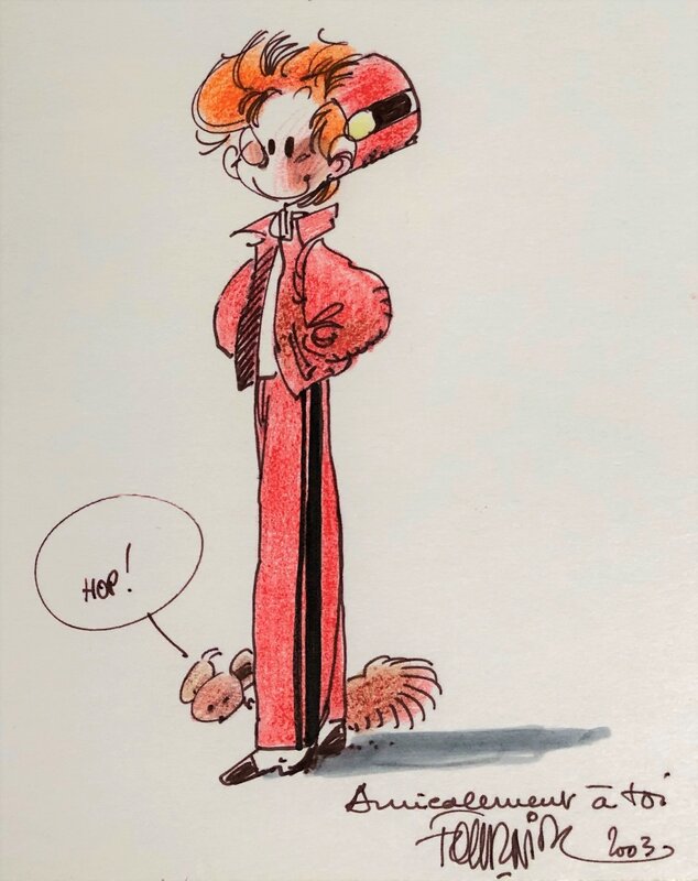 Spirou by Jean-Claude Fournier - Sketch