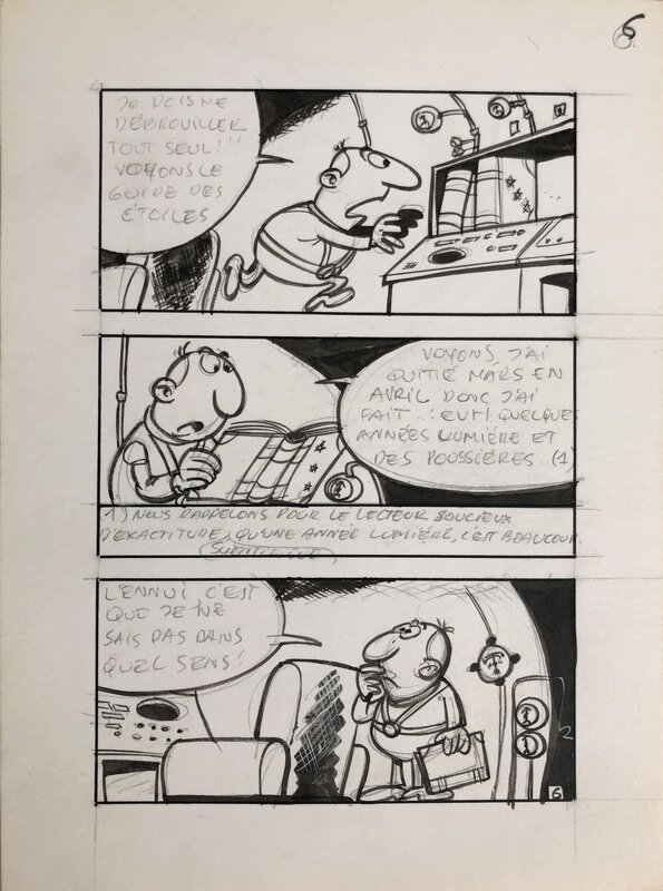 Robinson du Cosmos par Francis - Mise en couleur