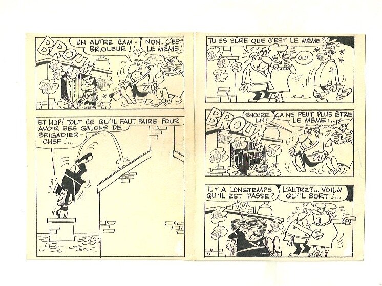 Cabanon fumiste par Paul Deliège - Planche originale