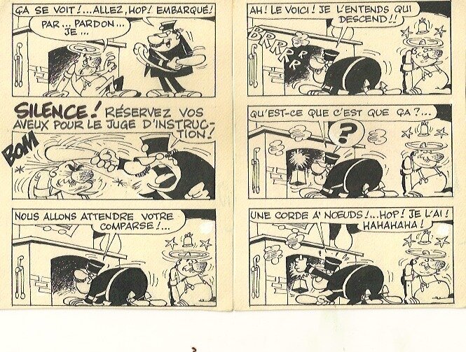 Cabanon fumiste par Paul Deliège - Planche originale