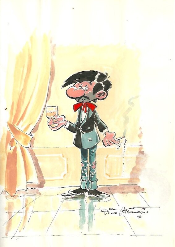 Gaston vu par attanasio - Original Illustration
