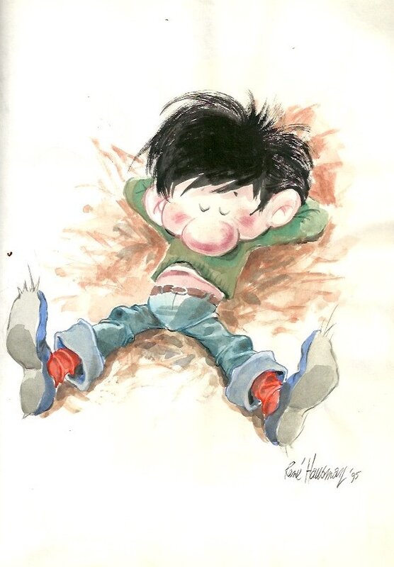 Gaston vu par Hausman R - Original Illustration