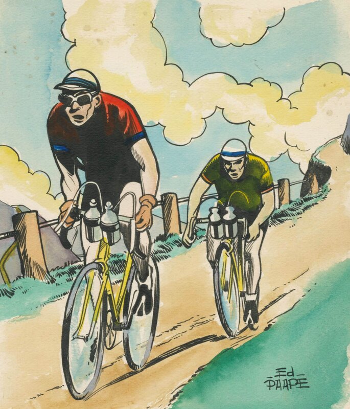 Eddy Paape, Jean Doisy, 1949 - L'Hebdomadaire des grands recits: Jean Valhardi / Jan Kordaat (Cover in color - Belgian / Dupuis KV) - Original Cover