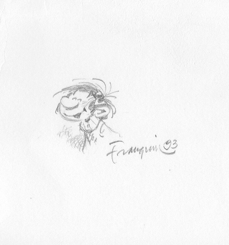 Gaston by André Franquin - Sketch