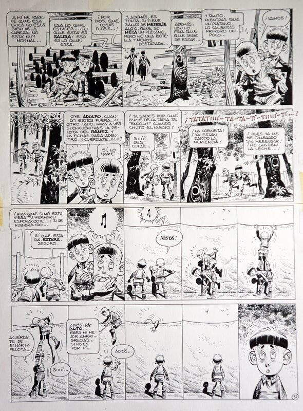 Carlos Giménez, Paracuellos 2 - Hombrecitos - Comic Strip