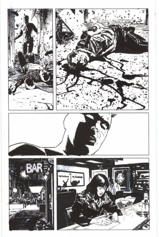 Daredevil  83 p22 by Michael Lark, Ed Brubaker - Comic Strip