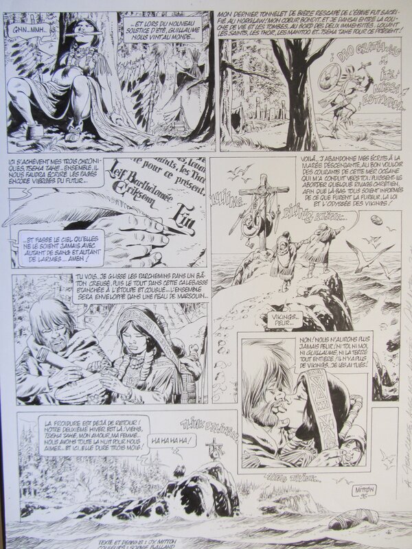 Jean-Yves Mitton, Sophie Balland, Les chroniques barbares - Comic Strip