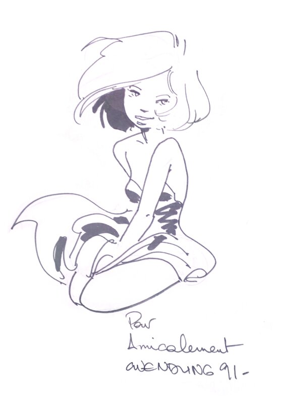 Oranne by Claire Wendling - Sketch