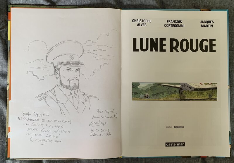 Lune rouge by Christophe Alvès - Sketch