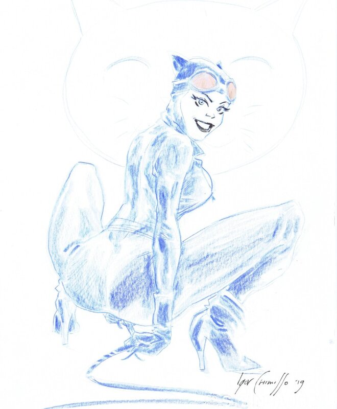 Catwoman par Chimisso - Sketch