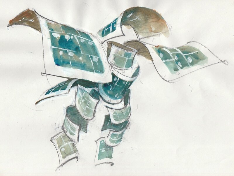René Follet, Recherche pour mes 20 ans de BD - Version 2 - Illustration originale