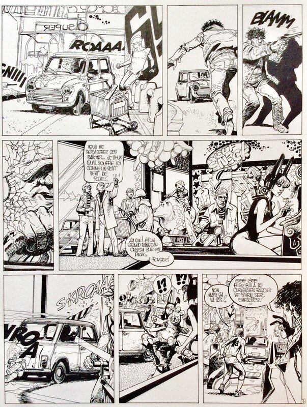 Franz, Matt Strew, flic du futur - Comic Strip