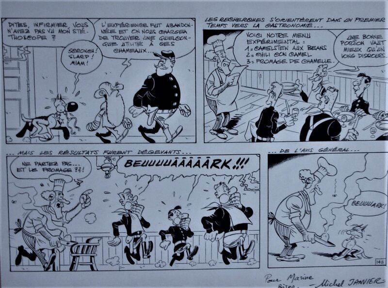 Rantanplan par Michel Janvier - Planche originale