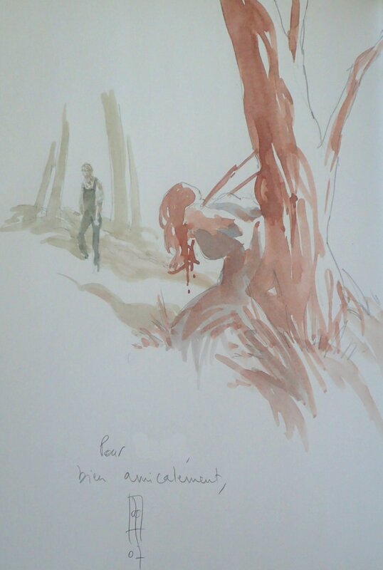 Attachée en forêt by Maël - Sketch