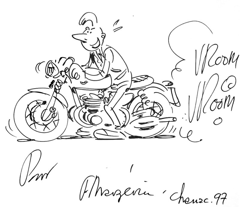 Manu by Frank Margerin - Sketch