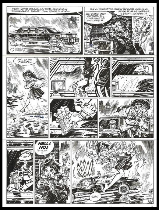 1996 - Soda - Tome 8 - Tuez en paix - Gazzotti - Planche originale