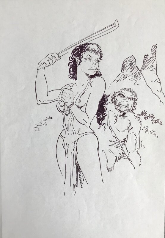 Ly-Noock guerrière by André Chéret - Comic Strip