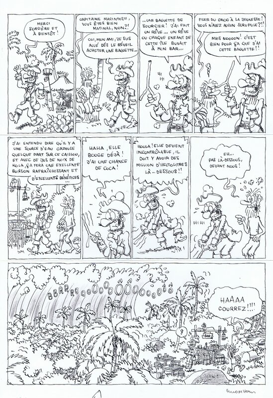 Luc Cromheecke, Het godvergeten eiland - Comic Strip