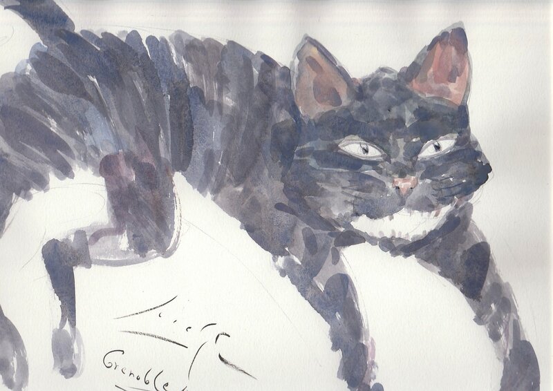 Un chat par Gradimir Smudja - Illustration originale