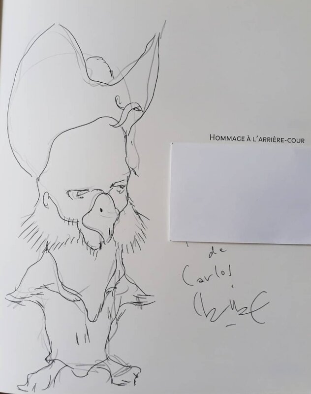 Carlos Nine, Hommage à l'arrière-cour - Sketch