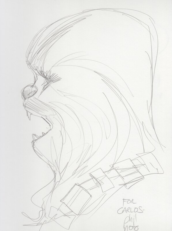 Phil Noto, Chewbacca. Star Wars. - Original art