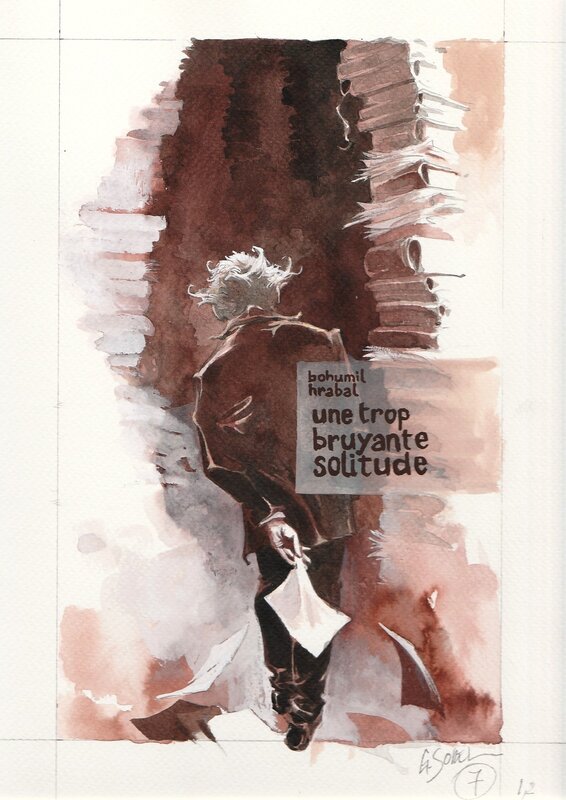 Guillaume Sorel, Illustration - City guide BD - Prague - Itinéraires - Illustration originale