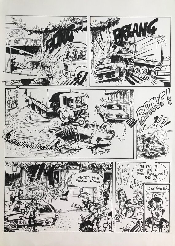 Serge Carrère, Mich Depin - un alibi idéal pl 11 - Planche originale