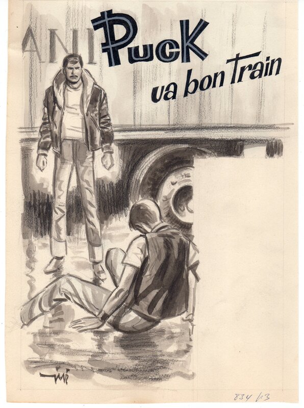 Puck Va Bon Train by Robert Gigi - Original Illustration